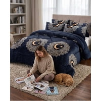 Myl Todo Hogar - Plumón Térmico 2 Plazas Plush Y Chiporro Extra Cálido Invierno