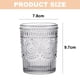 thumbnail image 2 of Vasos de agua vintage de 300 ml, vasos románticos para beber, juego de cristalería para zumos, bebidas, cerveza y cócteles., 2 of 6