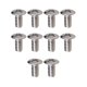 thumbnail image 2 of 10pcs 5 vías interruptor de guitarra de 3 vías tornillos fijos tuercas de reemplazo de guitarra plateadas, 2 of 5