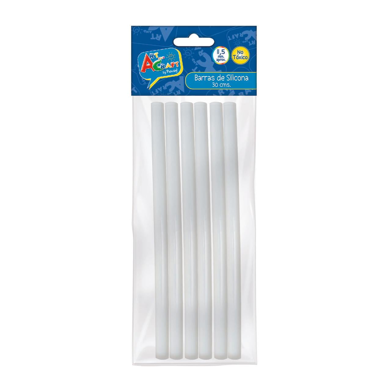 Art & Craft - Adhesivo Silicona En Barra 11 5 Mm 6 Uni