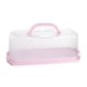 thumbnail image 5 of Caja De Pan Rectangular Multiusos Para Guardar Alimentos, Ideal Para Acción De Gracias, Cumplea?os, Picnic, Color Rosa, 5 of 5