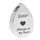 thumbnail image 4 of Siempre en mi corazón Colgante de agua Urna Memorial Ceniza Recuerdo Colgante hermana, 4 of 5
