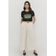 thumbnail image 4 of Polera Mujer M/C Focal Print Cuello V Negro Corona, 4 of 5