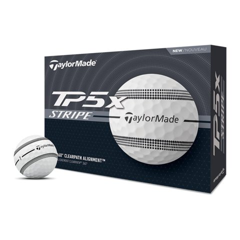 Pelotas De Golf Taylormade Tp5X Stripe 2024 1 Docena