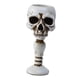 thumbnail image 1 of Calavera Taper Portavelas Columnar Velas Stand Estatuilla Decoración Para El Hogar Blanco, 1 of 5