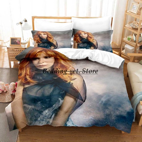 Mylene Farmer Bedding Set Bed Set Aldult Kid Bedroom Duvetcover Sets Bed Sheet Set