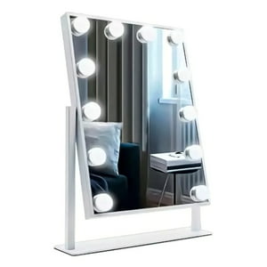 Aspor - Espejo Tocador Maquillaje Hollywood De 12 Leds Usb 3 Modos