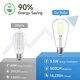 thumbnail image 3 of Bombillas LED SHINESTAR Edison regulables, 60 W, 4000 K, E26, paquete de 8, 3 of 8