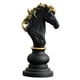 thumbnail image 2 of Estatuilla Ajedrez Internacional Caballero Negro, 2 of 2