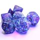 thumbnail image 2 of Juego de dados poliédricos Chessex Borealis Royal Purple/Gold, 2 of 2
