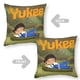 thumbnail image 2 of Yukee Fundas de almohada de terciopelo con tema, regalos de funda de almohada, decoración para el hogar, cojín de lanzar, regalo de cumpleaños para fans y parejas.50*50cm., 2 of 6