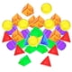 thumbnail image 4 of 100 Bloques Geométricos Translúcidos Con Patrones Sólidos Para Niños A Partir De 3 Años., 4 of 5