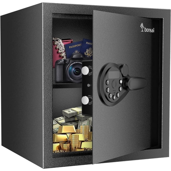 Caja Fuerte Bonsaii 1.2 piesa Acero Cerradura Digital Negra