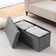 thumbnail image 5 of Banco Otomano Plegable CUYOCA con Almacenamiento 75L Gris Oscuro, 5 of 9