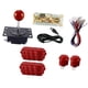 thumbnail image 3 of Kit De Bricolaje Para Juegos De Arcade De 1 Jugador, Piezas De Repuesto Con Botones A Presión De 24 Y 30 Libras, Color Rojo, 3 of 5