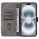 thumbnail image 2 of Funda Billetera para iPhone 16 Plus con Soporte - Cartera de Cuero con Ranuras Negro, 2 of 5