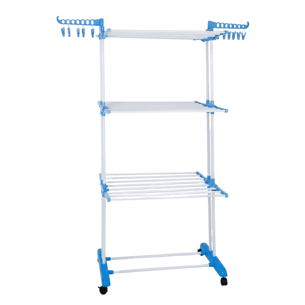 Tendedero Colgador De Ropa Con 3 Niveles Plegable Resiste 40kg