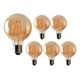thumbnail image 1 of Pack 6 Ampolletas Led G80 Vintage 4w E27 2700k Ambar Luz, 1 of 3
