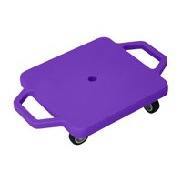 Magideal - Tablero De Scooter De Piso Con Manijas Establecidas Con Rodillo Múltiple Con Rodillos Para Niños Para El Patio Trasero En El Área Al Aire Libre Al Air Violeta