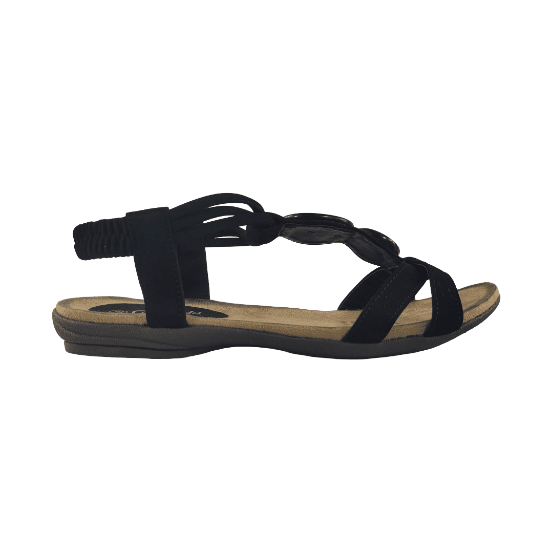 Sandalia Chalada Negro Mujer | 13-anatomic69 - Talla 38
