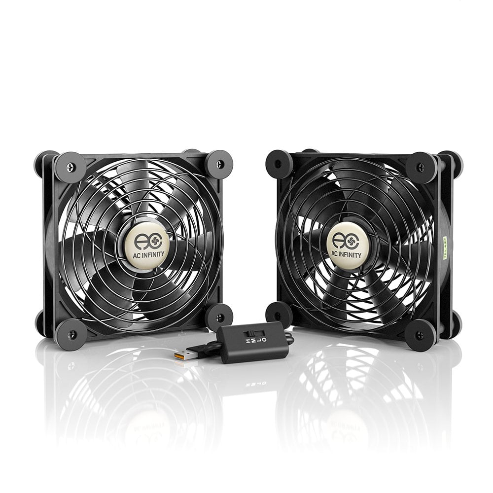 Ventilador Usb Ac Infinity Multifan S7 Dual 120 Mm, Silencioso, 104 Cfm