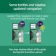 thumbnail image 3 of Philips Avent SCY910/03 Mamaderas de Vidrio Natural Response 120 ml, Flujo 2, Pack 3, 3 of 3