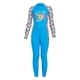 thumbnail image 3 of Traje de baño para niños, traje de baño con cremallera, manga larga, trajes completos, traje de buceo, traje húmedo para deportes acuáticos, kayak, su L azul, 3 of 5