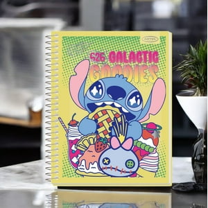 Pack 4Pcs Cuaderno Especial 150Hj Stitch Foodie Artel