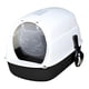 thumbnail image 4 of Caja De Arena Para Gatos Con Capucha Inodoro Para Gatos Cerrado Y Cubierto Caja De Arena Duradera Para Mascotas Negro, 4 of 5