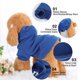thumbnail image 4 of Sudadera para Perros con Capucha Ropa de Primavera/Otoño/Invierno Abrigo Cálido para Perros Pequeños y Medianos Azul M, 4 of 7