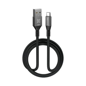 Klip Xtreme Cable Trenzado Usb-A Usb-C Powergo 050 30W 1M
