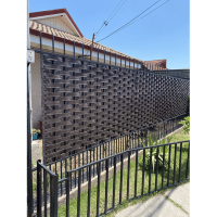 Valstore Deco Design - Pack Cinta Plástica Café Cubre Cerco 9M2