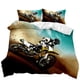thumbnail image 1 of Motorcycle Indoor Bedding Set Soft 100% Polyester 3D Digital Printing Kids Duvet Cover Pillowcase Decoration Teenagers Gift Bed Sheets, 1 of 5