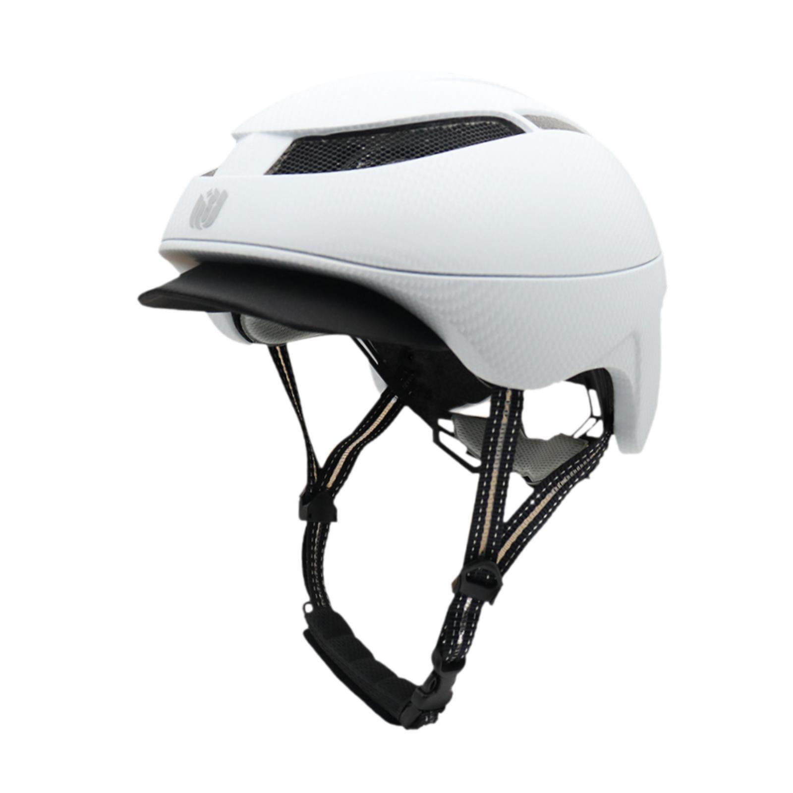 Magideal - Casco De Equitación, Casco De Bicicleta Para Monopatín Con Bolsa De Transporte, Casco De Equitación Ajustable, Casco De Bicicleta Para Mujeres, Patina Blanco