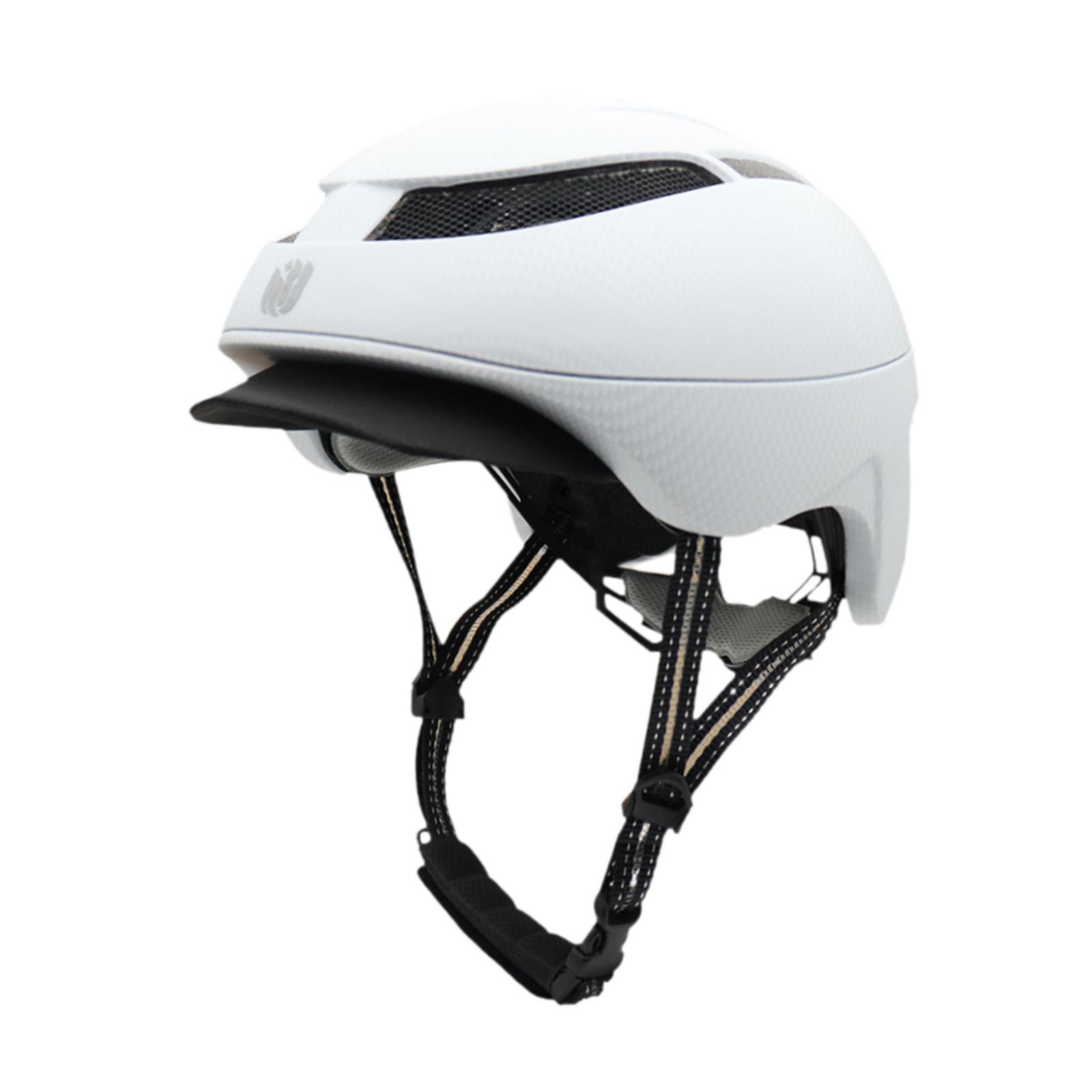 Magideal - Casco De Equitación, Casco De Bicicleta Para Monopatín Con Bolsa De Transporte, Casco De Equitación Ajustable, Casco De Bicicleta Para Mujeres, Patina Blanco