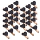 thumbnail image 3 of 30pcs Mini Ropa De Madera Pinza De Papel Fotográfico Pinza Para La Ropa Pinzas Para Manualidades 30 Mm Negro, 3 of 5