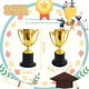 thumbnail image 2 of Paquete de 24 trofeos Jizvxe de 10 cm, premios de plástico dorado, 2 of 7