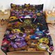 thumbnail image 1 of x253 Five Nights at Freddy's FNAF Bed Duvet Cover Microfiber Bedding Sets 3D Printed Lightweight 3 Piece Comforter Sets, 1 Duvet Cover And 2 Pillow Shams for Kids Boys Girls 79"x90" jn2, 1 of 5