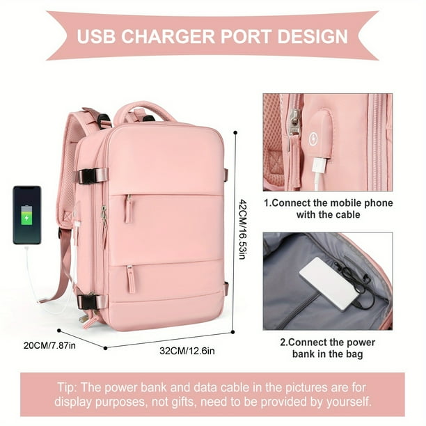 Travel in Style with our Large Waterproof Backpack for Women - Perfect for Hiking, School, and More!