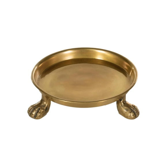 Plato con forma de pata Alice Lane Home Collection, dorado, pequeño