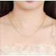 thumbnail image 5 of Collar de Tenis de Moissanita Delgada de 2 Mm para Mujer Color D VVS1 Collar de Tenis de Oro Cadena de Tenis de Moissanita de Plata Esterlina 925 Accesorios de Joyería de Moda 16-20 Pulgadas, 5 of 6