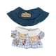 thumbnail image 1 of Sombrero Y Vestido Para Muñeca Con Colgante De 17 Cm, Ropa Para Muñeca Bonita, Juguete Para Niñas, Regalo Para Niñas, Sombrero Y Vestido Azules, 1 of 3