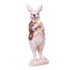 thumbnail image 1 of Estatua De Conejo De Pascua, Figura De Conejo Para Chimenea, Centro De Mesa, Pasillo, Flor Amarilla, Ropa Marrón, 1 of 5