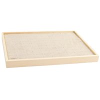 Magideal - Bandeja Apilable Para Joyería, Organizador De Almacenamiento, Caja De Exhibición, Caja De Madera Multiusos Para , , Anillo, Colgantes, Cu Bandeja 100 Anillos