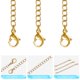 thumbnail image 3 of Extensores de Collar UUBAAR 12 unidades tono dorado/plateado, 3 of 7