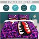 thumbnail image 5 of Hip Hop Camouflage Bape SharkBedding Sets 3 Pieces Warm Soft Duvet Cover Set for Fans Kids Teens Girls Room Decor Lightweight Breathable, 5 of 5