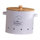 thumbnail image 4 of Lata De Almacenamiento De Verduras Para Cocina, Contenedor De Almacenamiento De Metal Para Patatas, Cebolla Y Ajo, Color Blanco, Grande, 4 of 5
