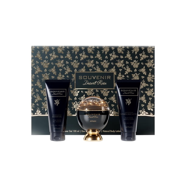 Set de perfume de regalo Afnan Souvenir Desert Rose Eau De Parfum, 100 ml