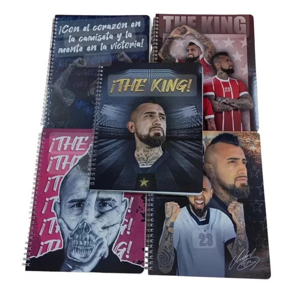 Pack 5 Cuadernos Universitarios Arturo Vidal