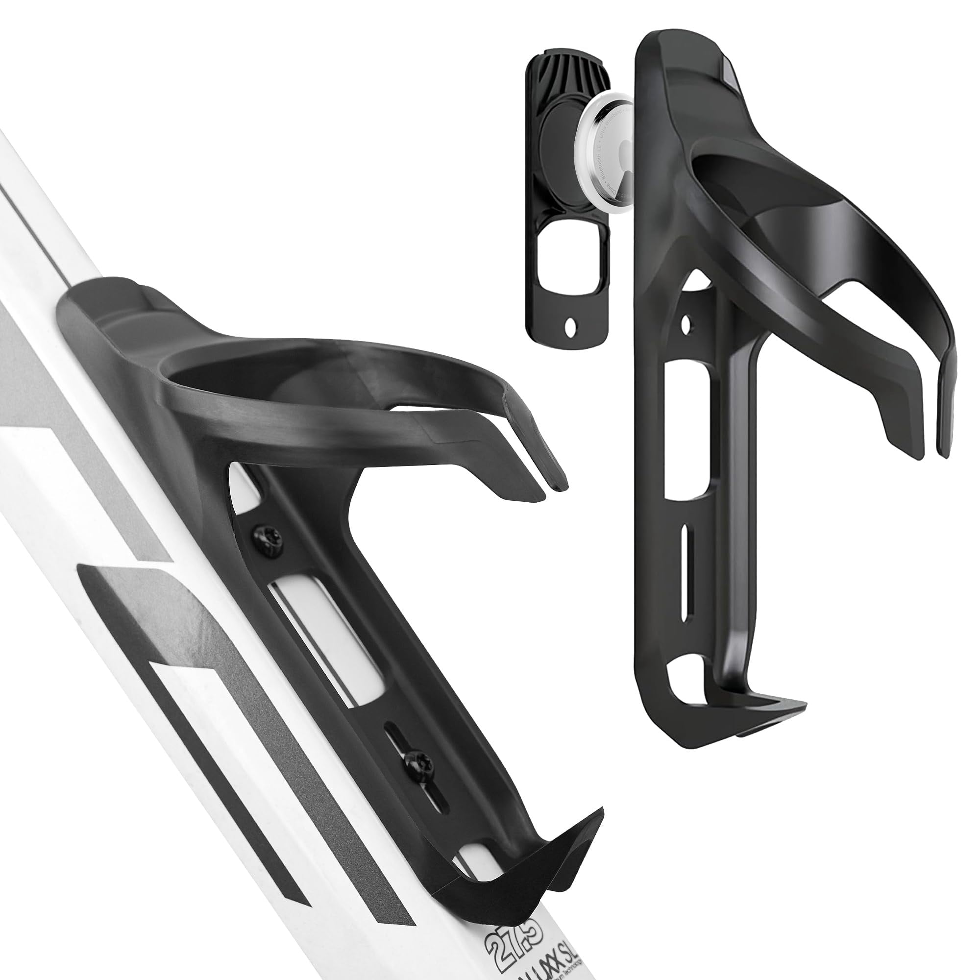 Xusx111 - Compatible Con Airtag Oculta En El Soporte De Botella De Agua De Bicicleta, Impermeable Para Airtag Holder, Caja De Botella De Agua De Bicicleta, Soporte De Taza De Bebida De Plástico Durade